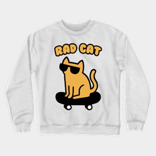 Rad Cat Cool Crewneck Sweatshirt